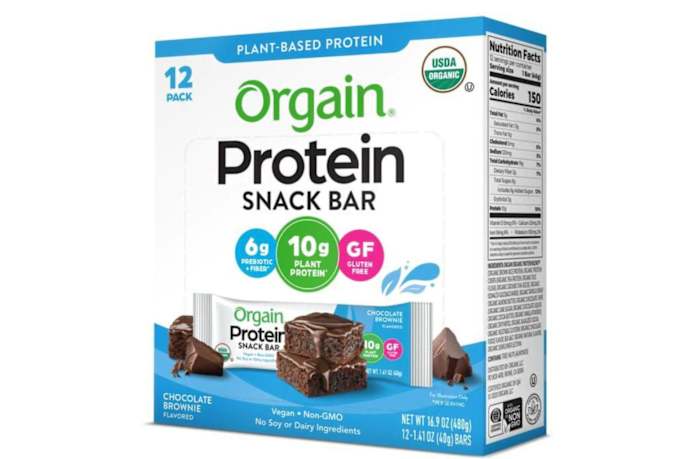 Orgain Vegan protein snack bar